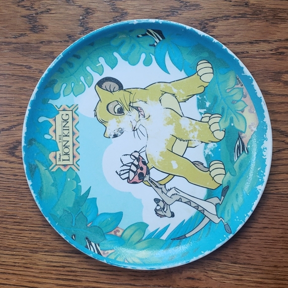 Disney Dining Vintage Collectible Disneys Lion King Plate Poshmark